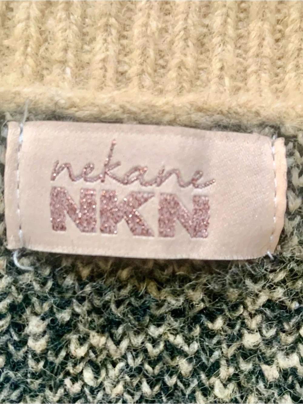 NKN Nekane Lune Floral Jacquard Sweater S/M